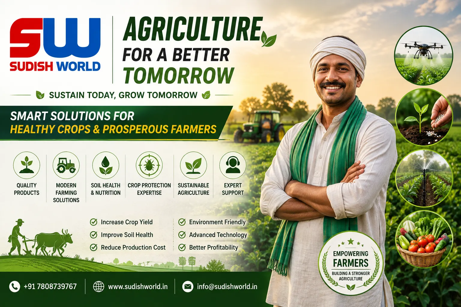 Agriculture cultivation work by Sudish World Solutions
