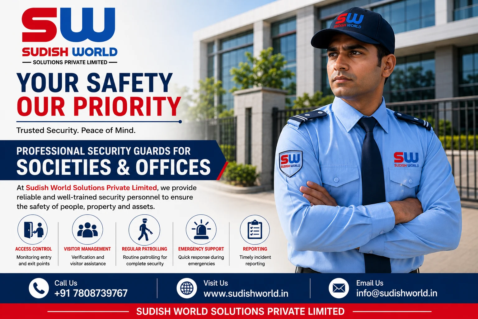 Security Guard Service in Patna | Sudish World Solutions
