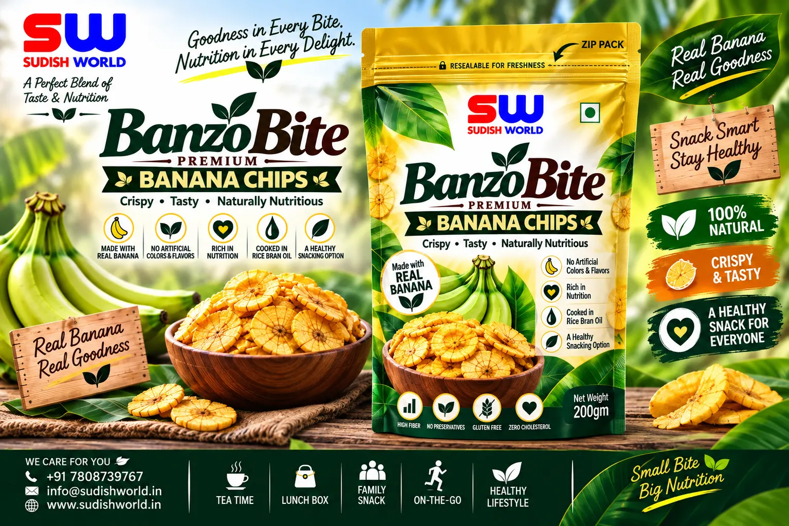BanzoBite Banana Chips: Best Crunchy & Healthy Banana Chips Online