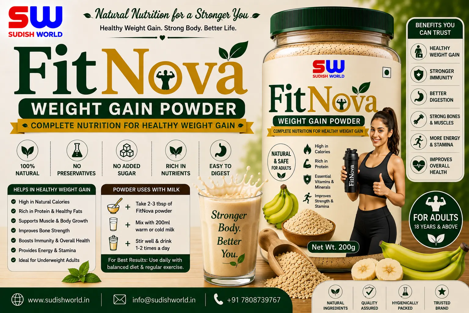 Fitnova (Weight Gain Powder)