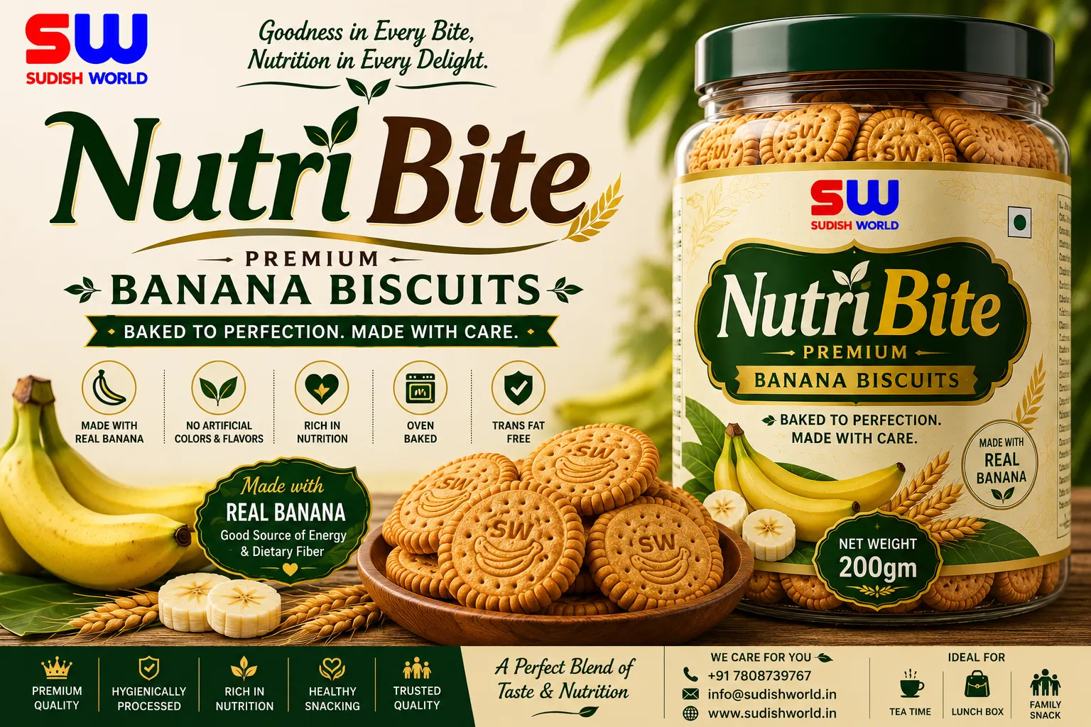Nutribite (Banana Biscuit)