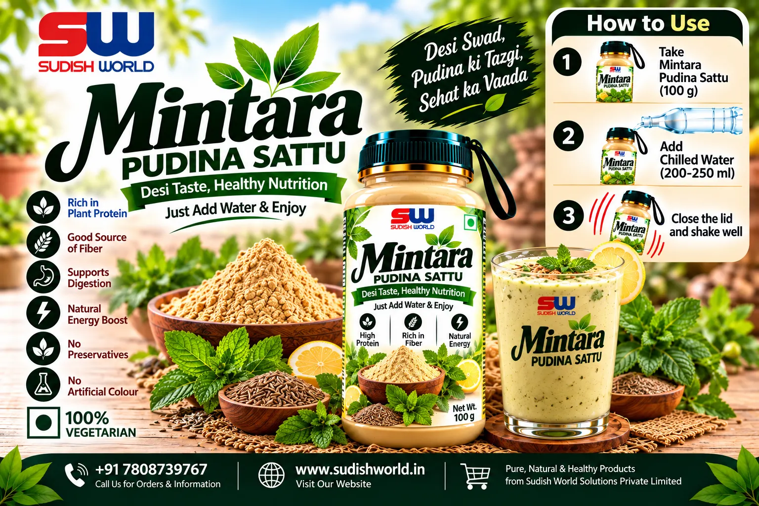 Mintara Pudina Sattu