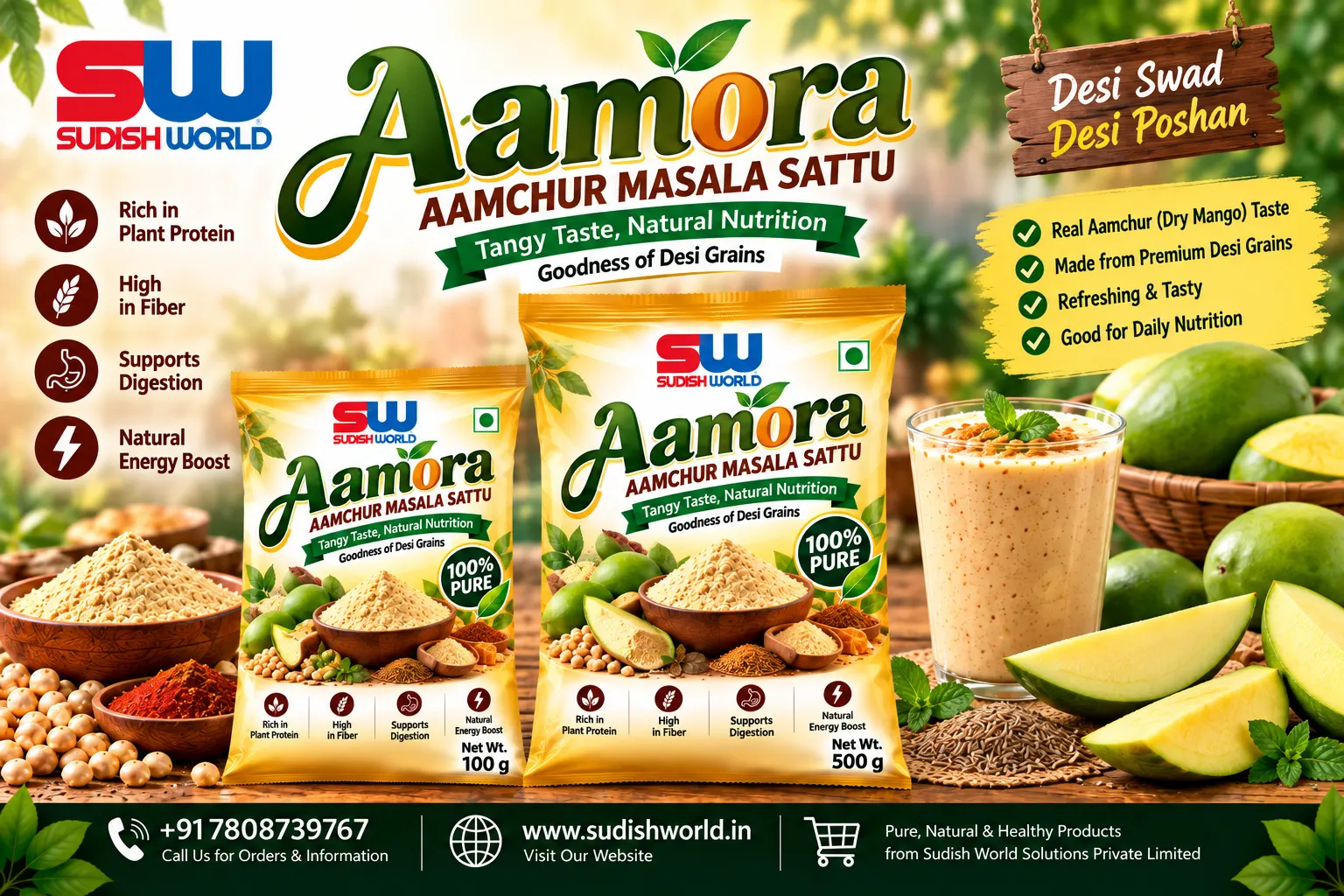 Aamora (Aamchur Masala Sattu)