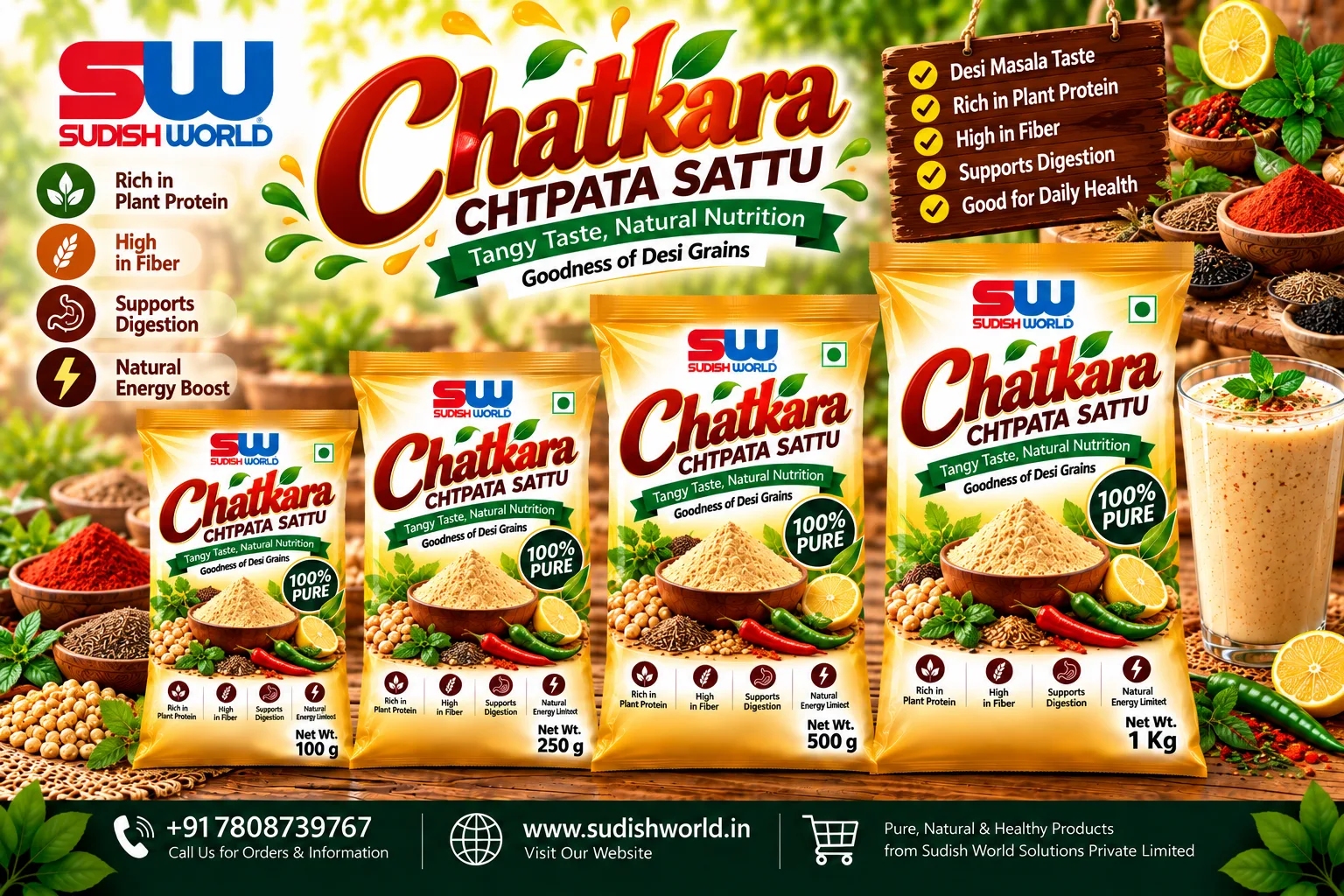 Chatkara (Chatpata Sattu)