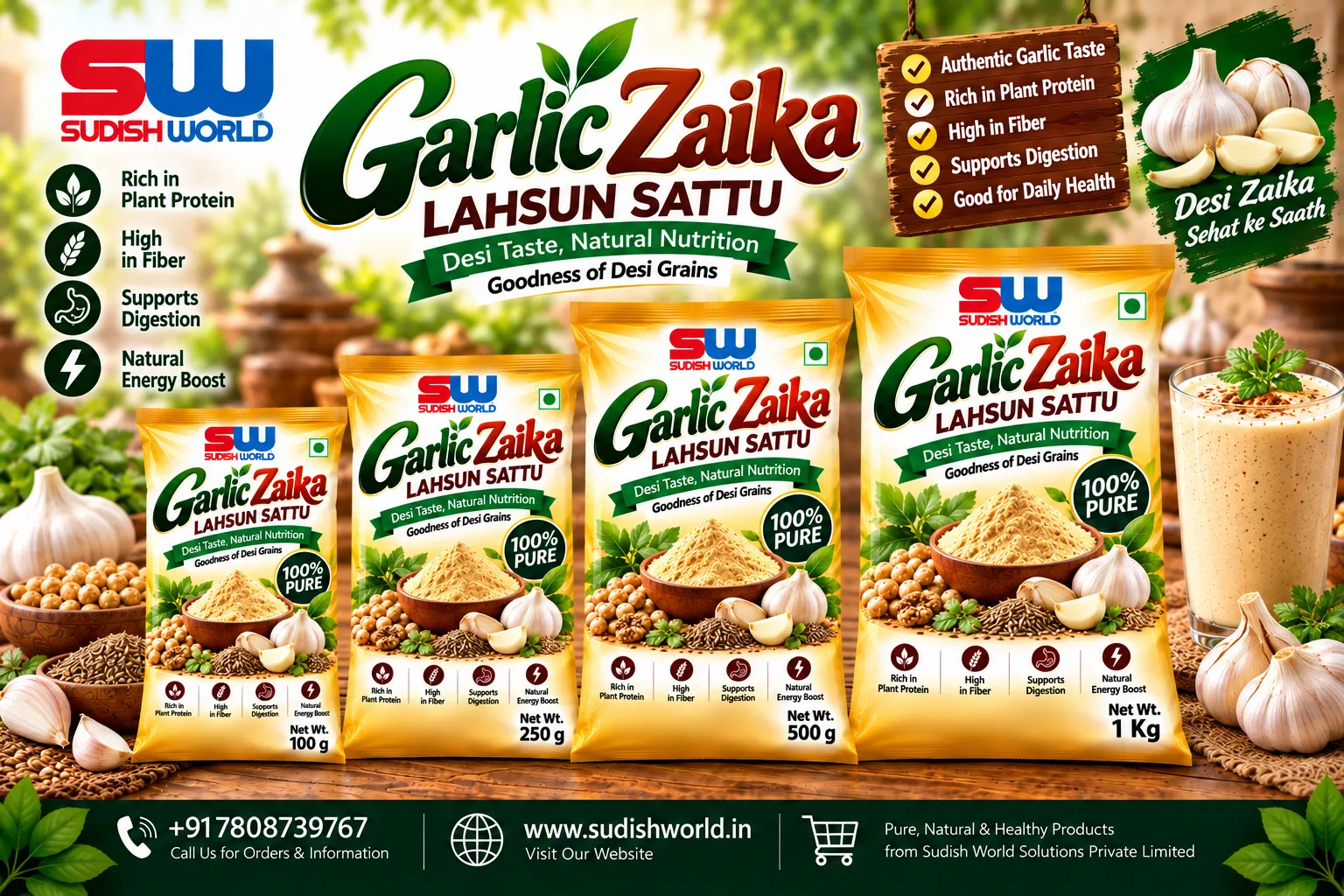Garlic Zaika (Lahsun Sattu)